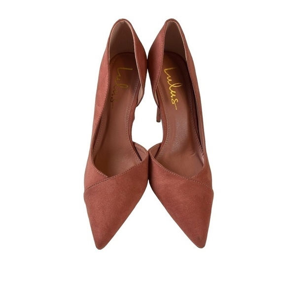 Lulus Satsuki Dusty Rose Suede Heels - Picture 3 of 10